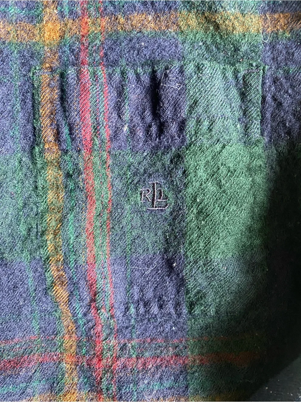 Ralph Lauren cozy plaid